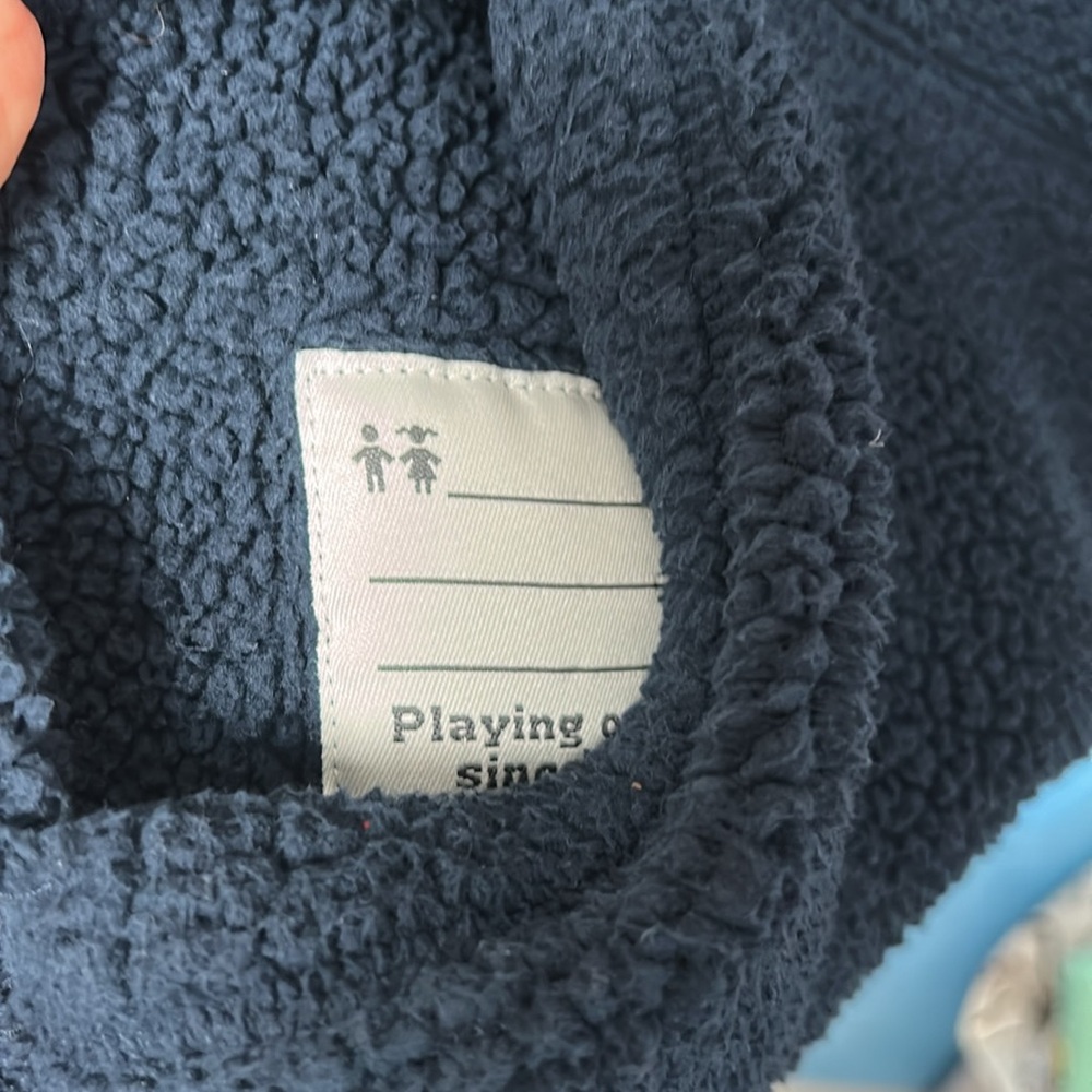 2x Kids Columbia Two-Tone Fleece Jackets in Navy and Blue size small - Picture 10 of 12